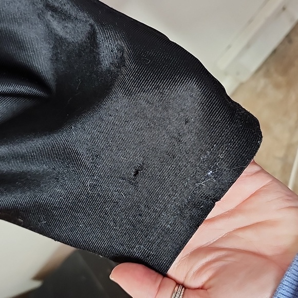 Starter Black Purple Tear Away Snap Track Pants with Purple Stripe XL 14/16 - Picture 9 of 9